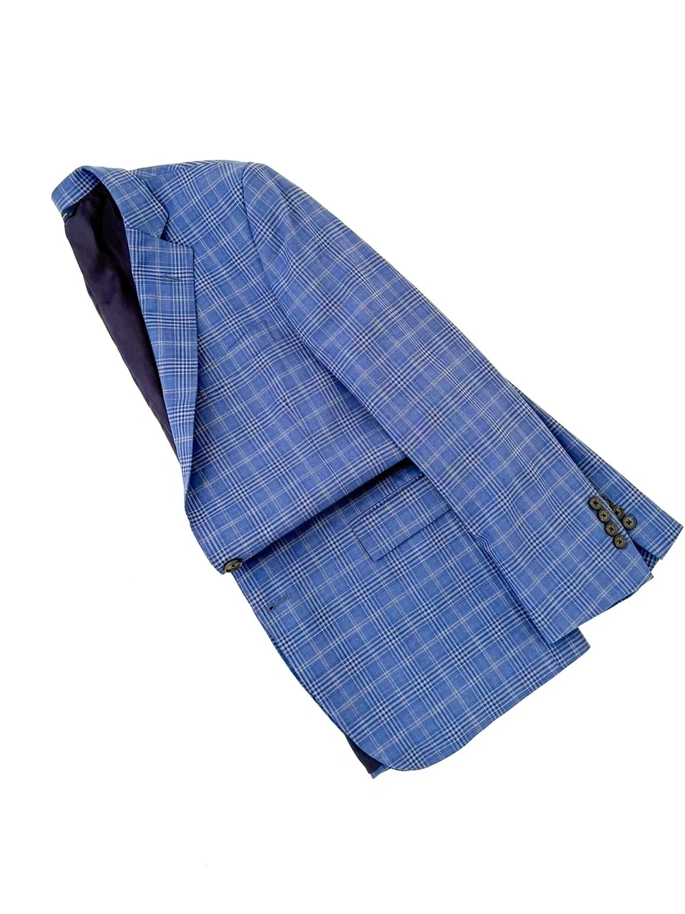 NEW Brooks Brothers Regent Blazer Italian Wool Blue Plaid Sport Coat Jacket 40R